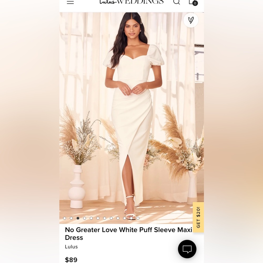 Brand new Lulus wedding dress✨✨